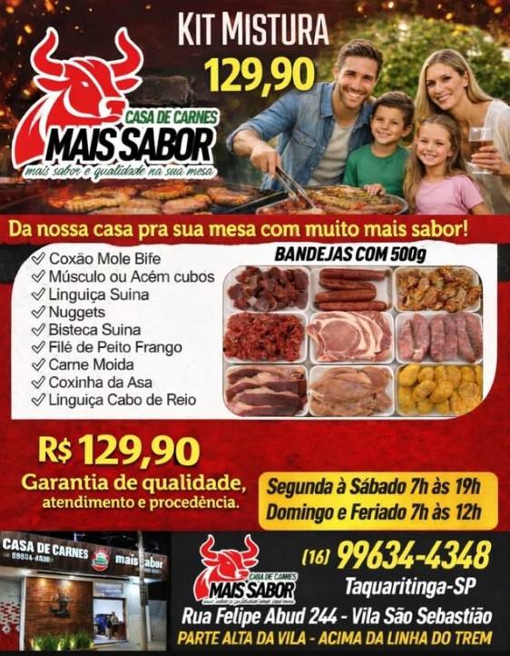 Kit Mistura - Casa de Carnes Mais Sabor